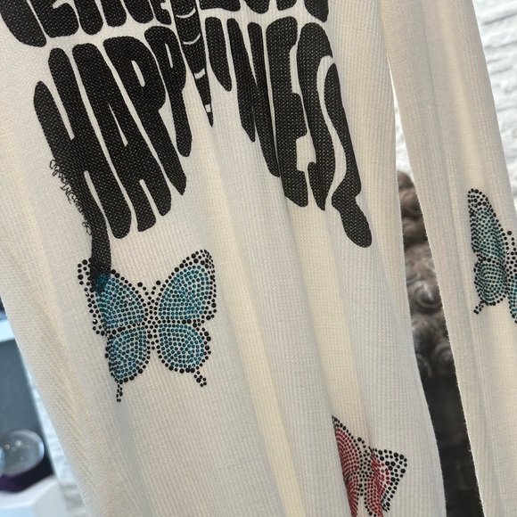 Lauren Moshi McKinley Crystal Love Butterfly Peace XS worn once! 🦋 - Picture 2 of 7